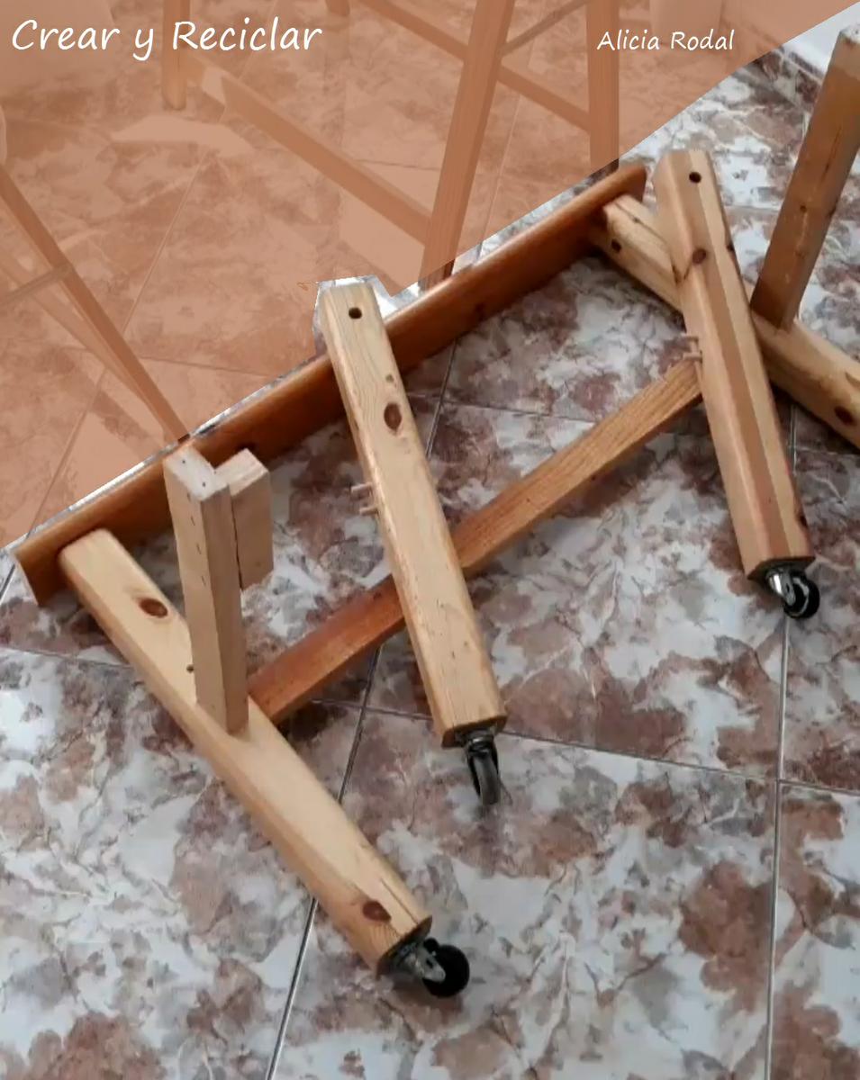 Cómo construir tu propia mesa de trabajo con tablas de madera. 