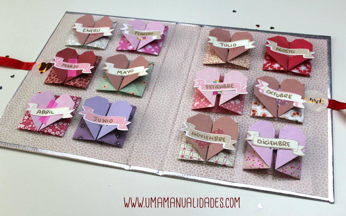 idea para san valentin con papel