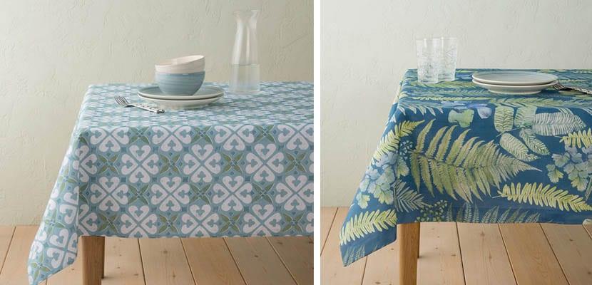 Manteles de algodón resinados El Corte Ingles