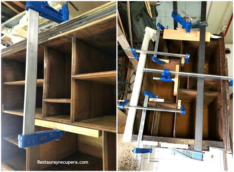 Restauracion_bargurño_nogal_y_boj_encolado_tabicas_y_entrepaños_restaurayrecupera