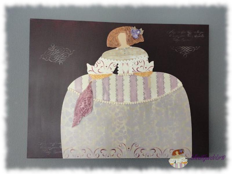 Cuadro de Menina con luz natural