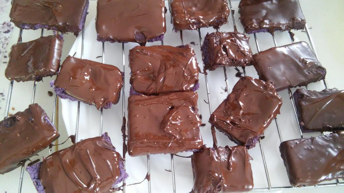 Bocaditos de mora y chocolate