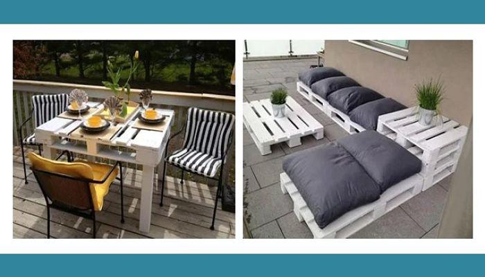 Fotos de la aplicación para diseñar muebles de palets