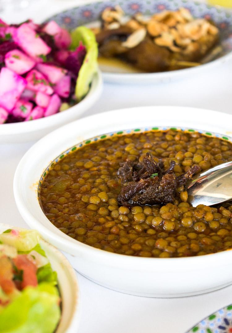 Comida típica marroquí