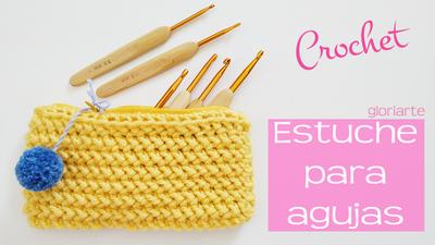 ESTUCHE PORTA AGUJAS.CROCHET HOOK CASE. DIY TUTORIAL 