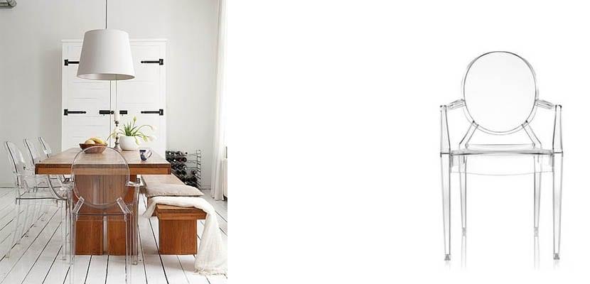 Sillas transparentes