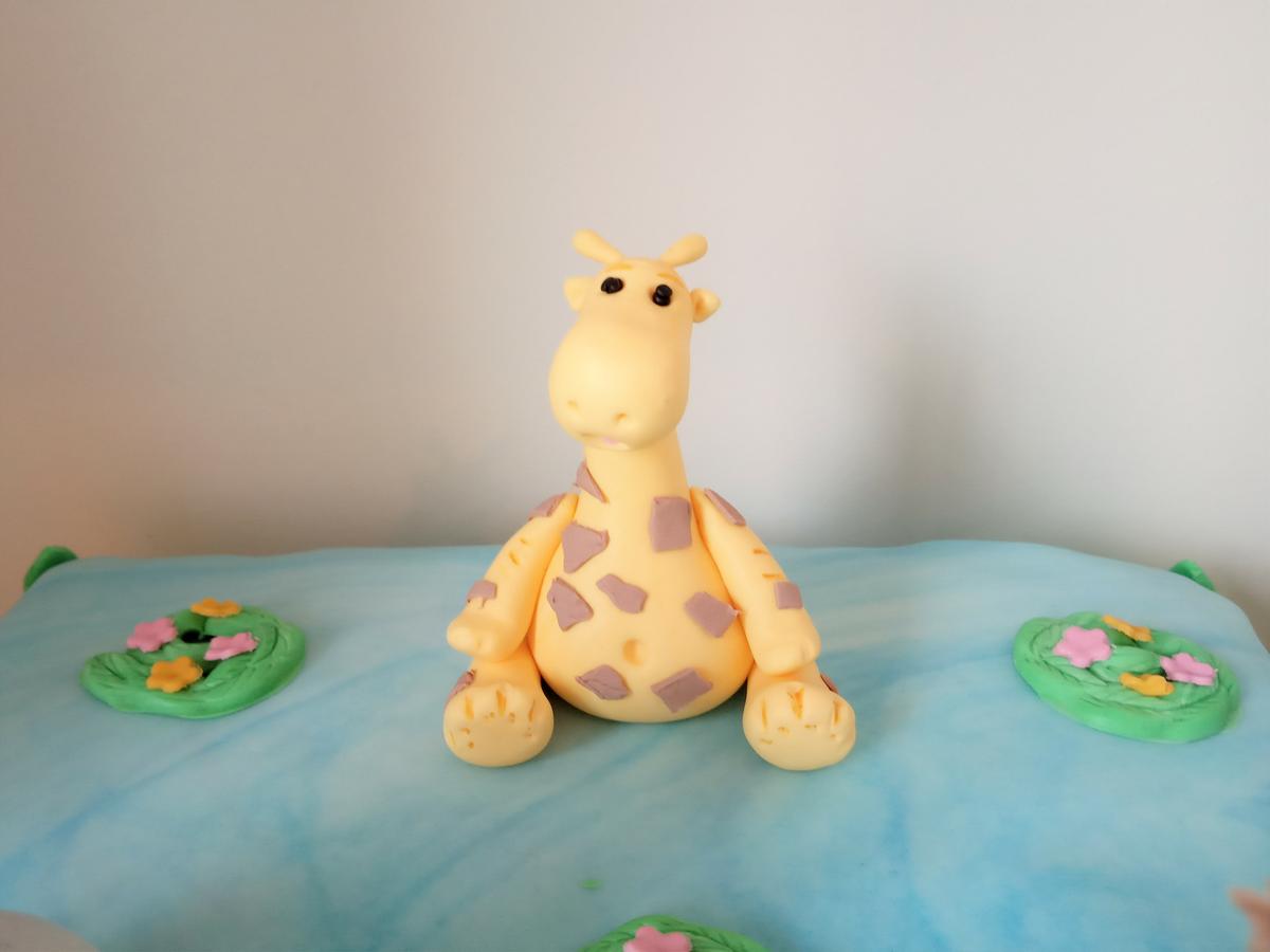 Jirafa de fondant