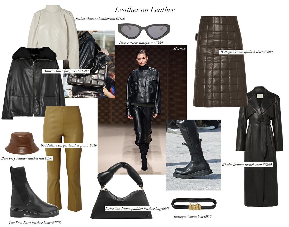 Trini | Leather on leather