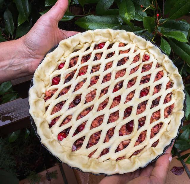 pastel de arándanos rojos 03