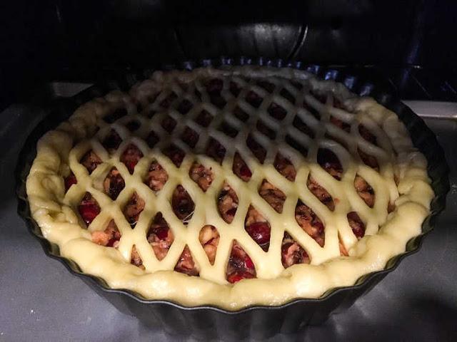 pastel de arándanos rojos 04