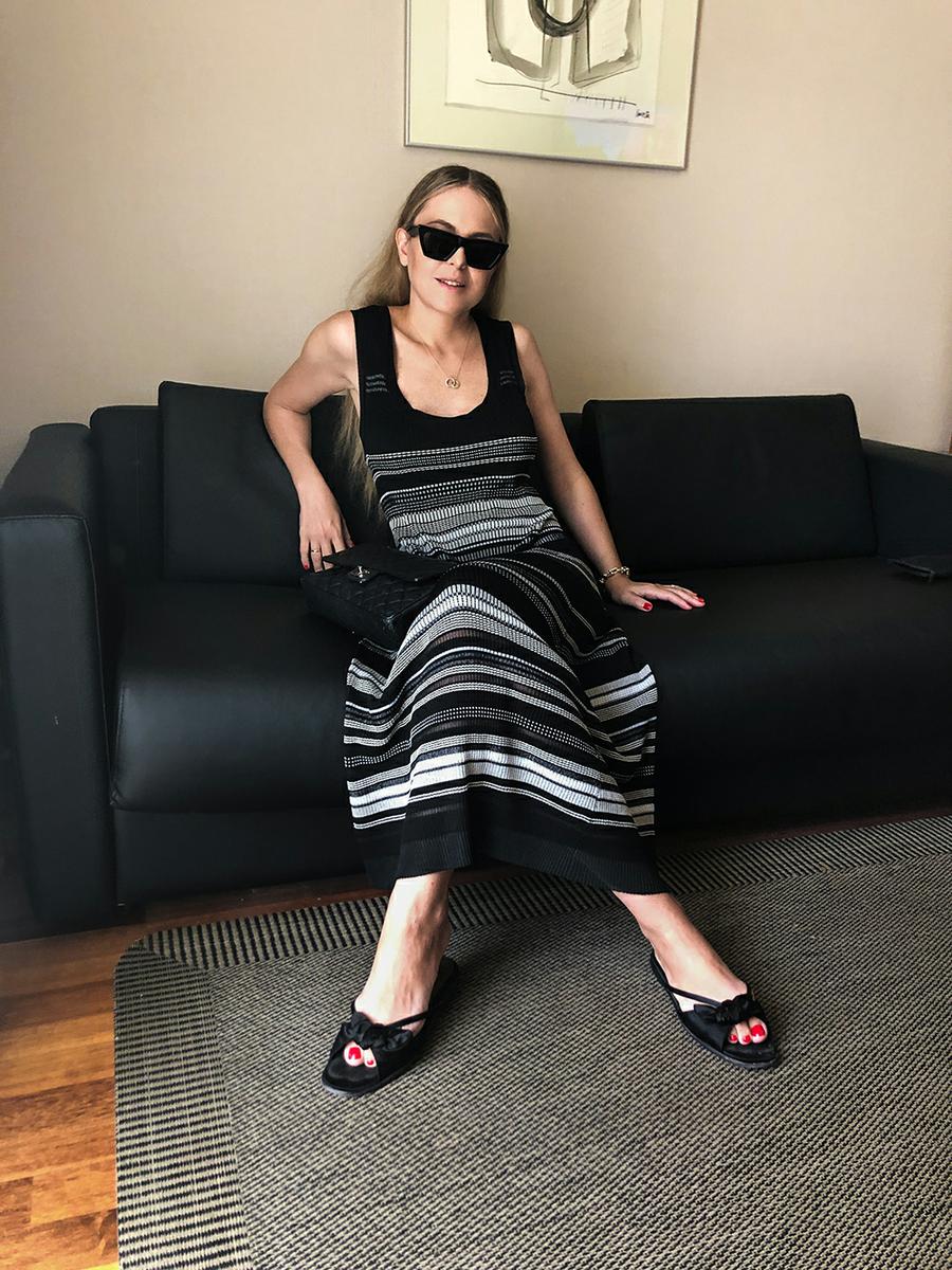 Trini | Proenza Schouler dress The Row sandals