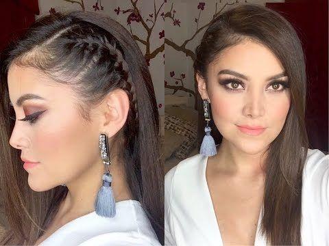 3 Simple party hairstyles with easytomake braids  YouTube