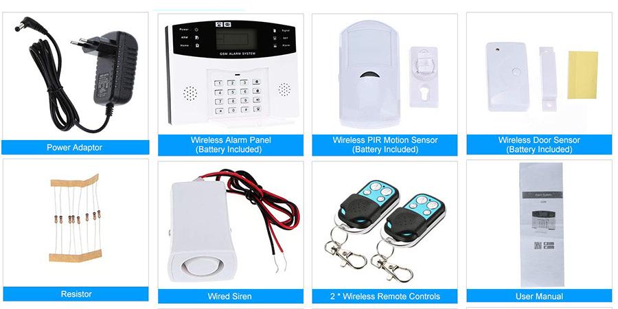 kit alarma hogar wifi, sistema de alarmas para casas, alarma virtual, kit alarma hogar, alarma laptop, alarmas inteligentes, owsoo domótica, kit seguridad owsoo, Alarmas Hogar OWSOO 433MHz