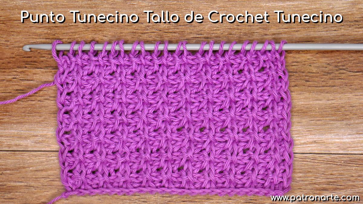 Punto Tunecino Tallo de Crochet Tunecino