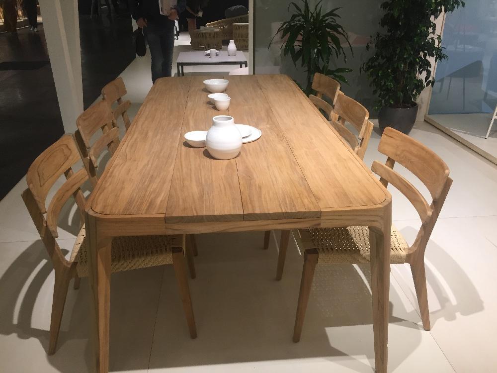 mesas rusticas con sillas de boga en habita mueble valencia