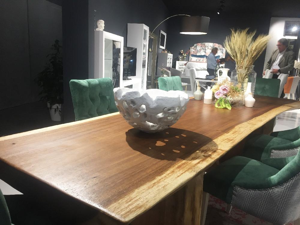 mesas rusticas con sillas de boga en habita mueble valencia