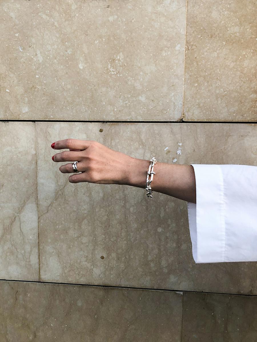 Trini | The Row leggings Balenciaga top