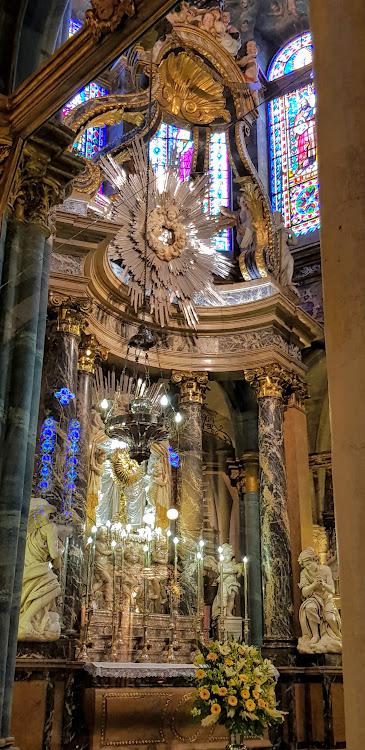 Exposición del Santísimo Sacramento.