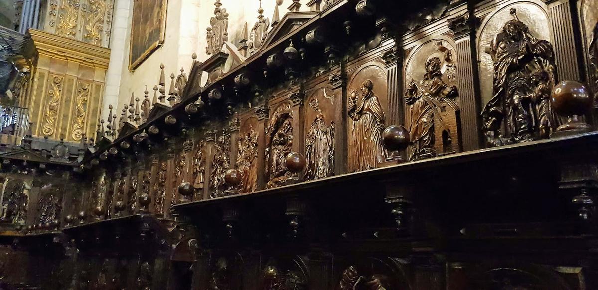 Detalle del Coro de la catedral.
