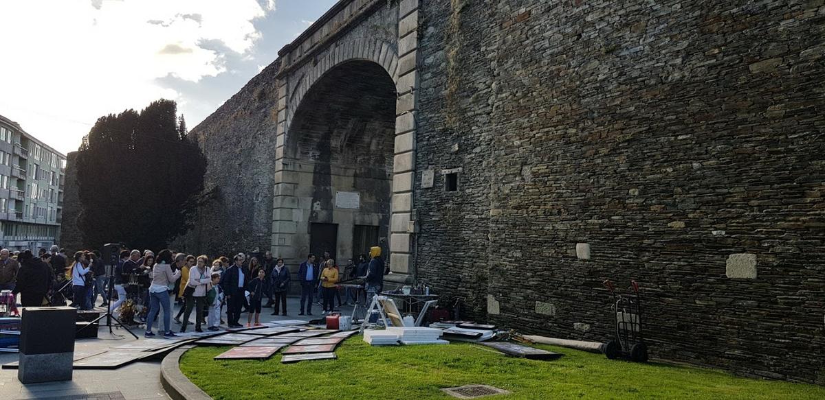 Una de las 10 puertas de entrada de la muralla.