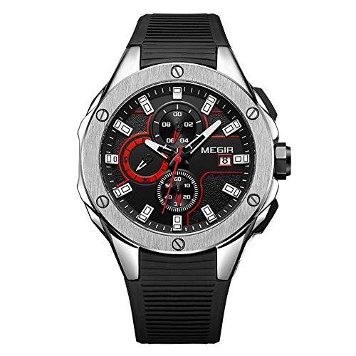 Megir Reloj Hombre Militar Deportivo Shock Marca de Lujo diseño Casual cronómetro...
