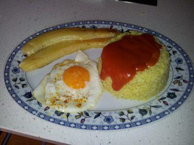 arroz a la cubana