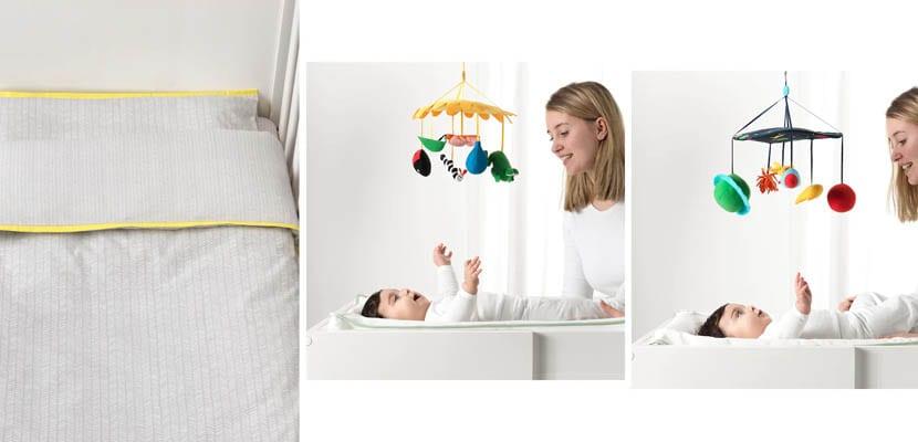 Ropa de cuna y móviles