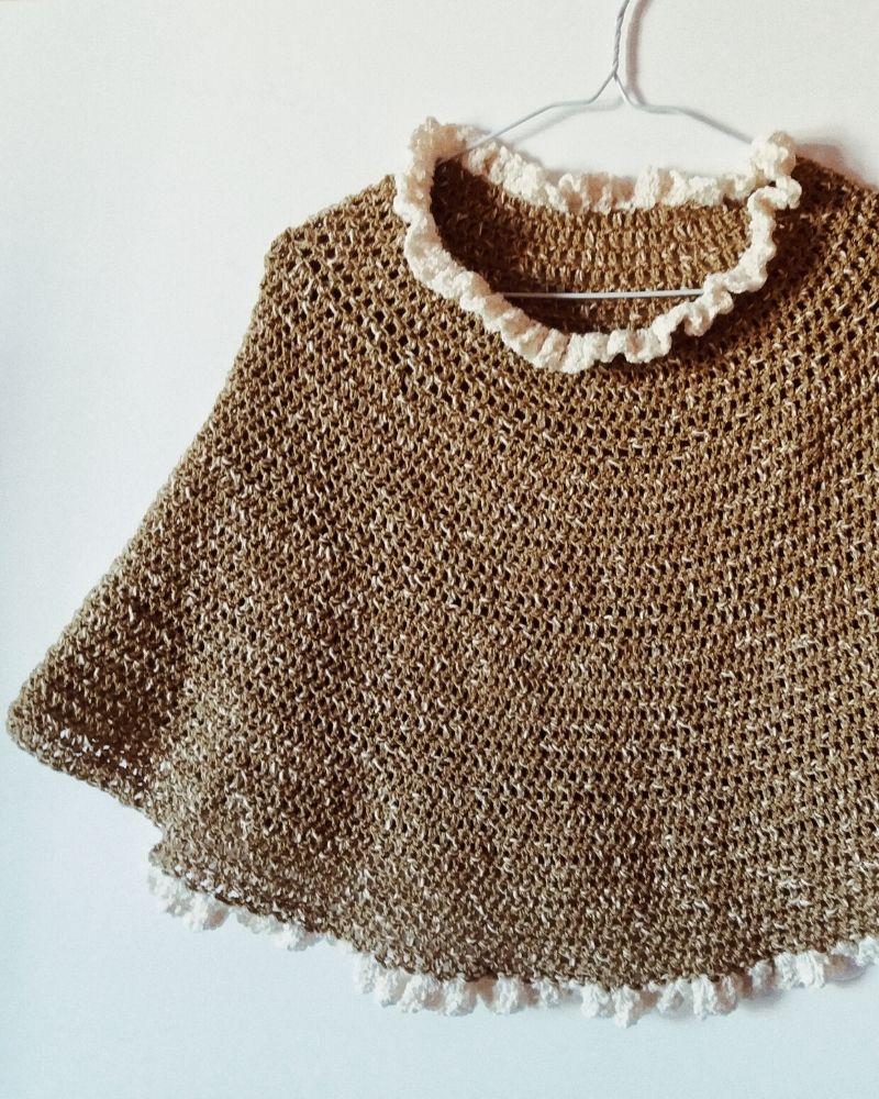 capa a crochet para mujer