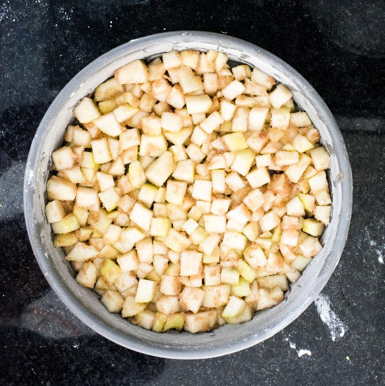 PAstel de pera al revés con yogurt