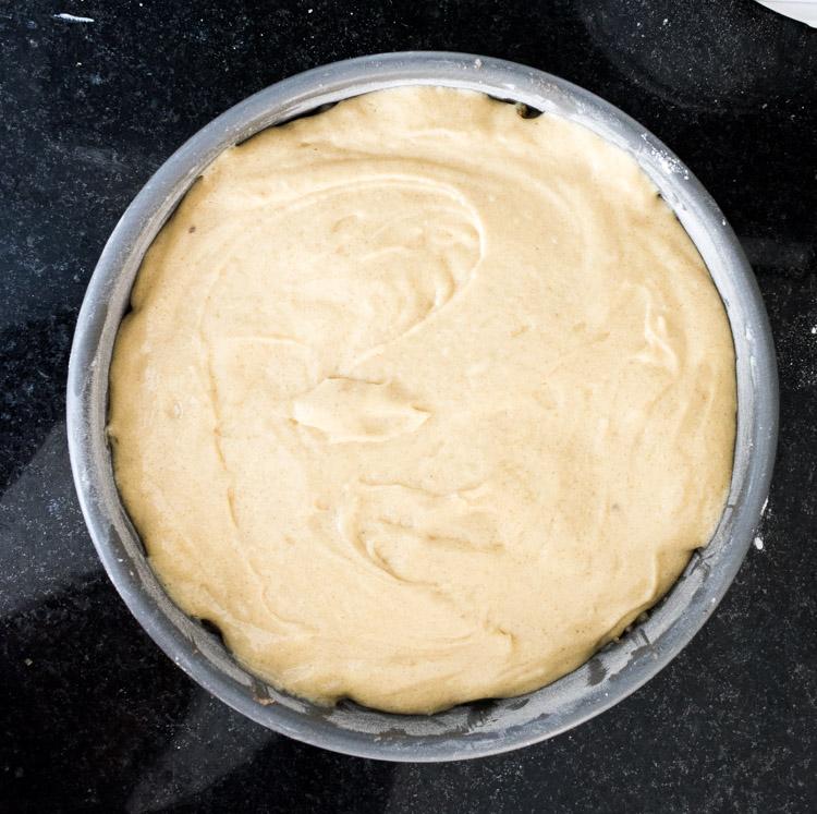 PAstel de pera al revés con yogurt