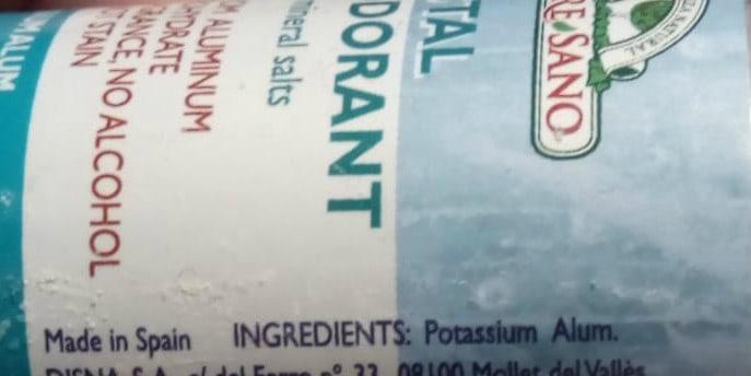 piedra de alumbre contraindicaciones