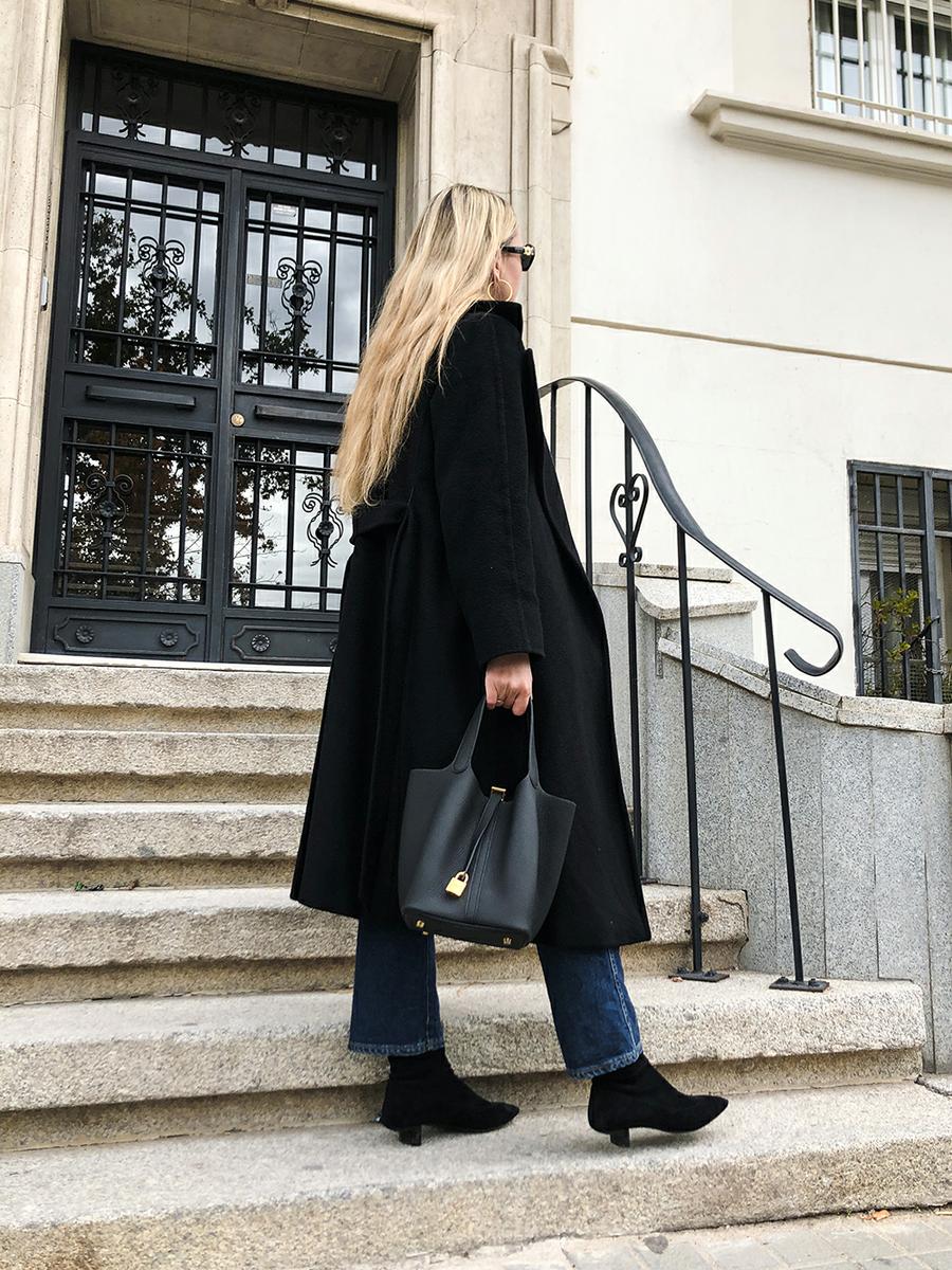 Trini | Max Mara coat Khaite jeans
