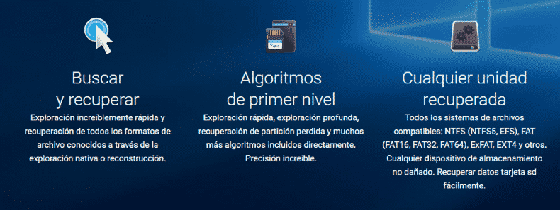 Programa para recuperar de archivos