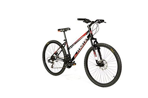 Moma Bikes Bicicleta Montaña SUN 26", SHIMANO 21V. Doble Freno Disco, Susp. Delant.