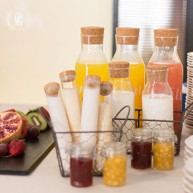 Una idea preciosa para poner diferentes tipos de leches