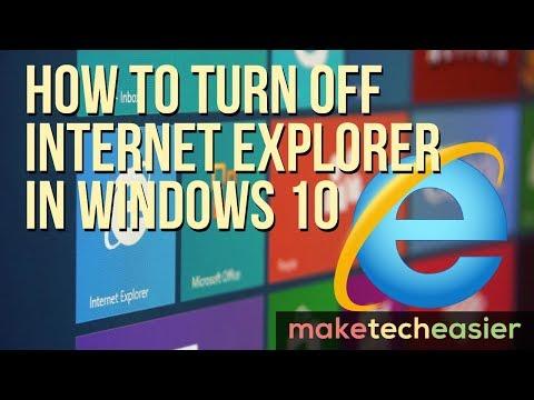 Cómo desactivar Internet Explorer en Windows 10Es probable que no use Internet Explorer 11 en su equipo. No se puede desinstalar, pero se puede desactivar Internet Explorer en Windows 10. Averigüe cómo.