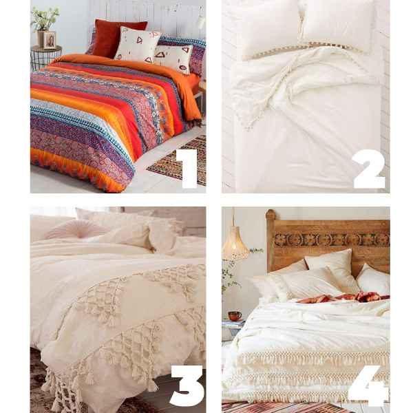 Al decorar un dormitorio boho, es muy importante tener en cuenta que funda nórdica utilizaremos. Hemos encontrado las cuatro mejores fundas nórdicas para tu habitación boho.