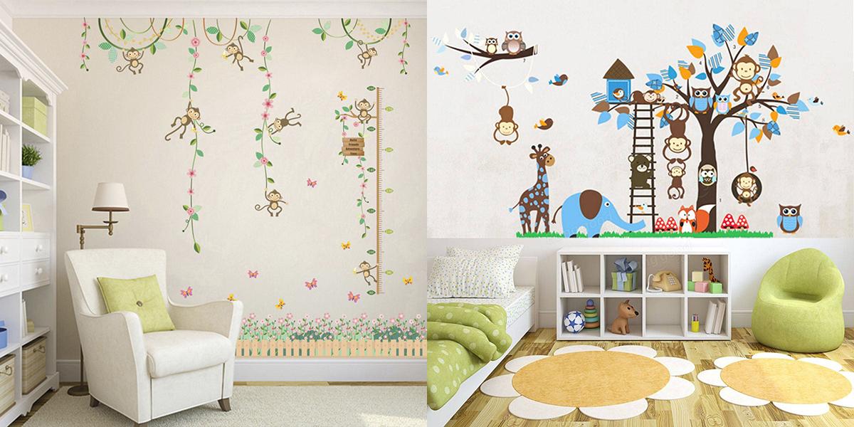Vinilos infantiles de la selva