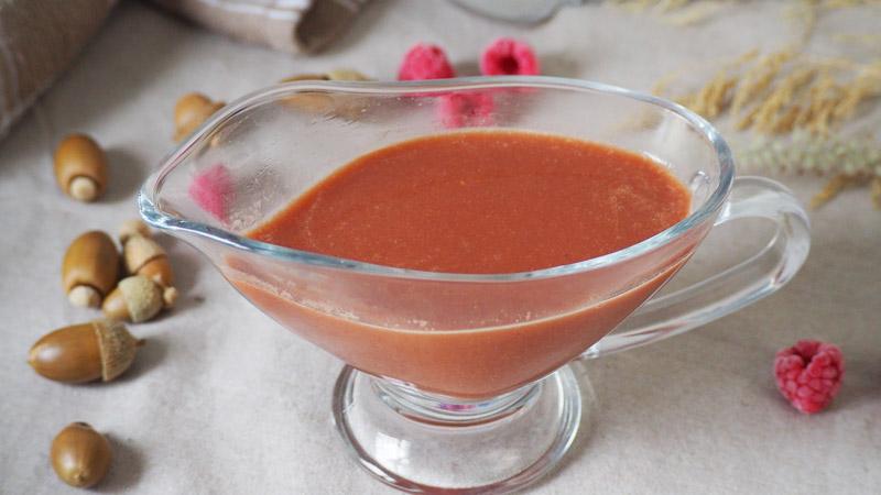 receta paso a paso salsa de frambuesas