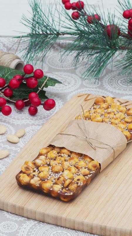 paso a paso turron de guirlache de avellanas o almendras