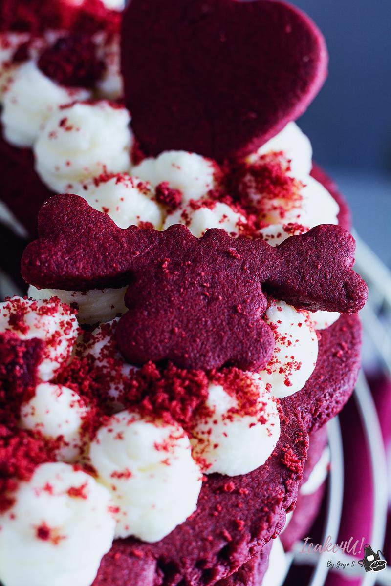 Tarta Corona de Navidad Red Velvet