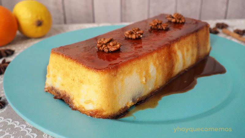 receta de pudin de pan duro al horno