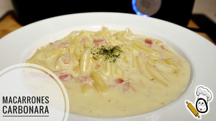 Macarrones a la carbonara Mambo de Cecotec