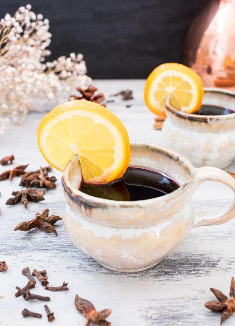 Receta de vino caliente para navidad en Maria Orsini