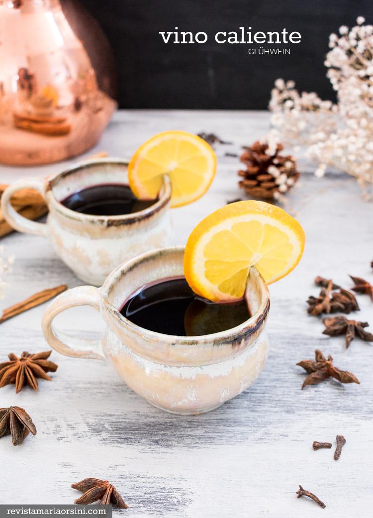 Receta de vino caliente para navidad en Maria Orsini