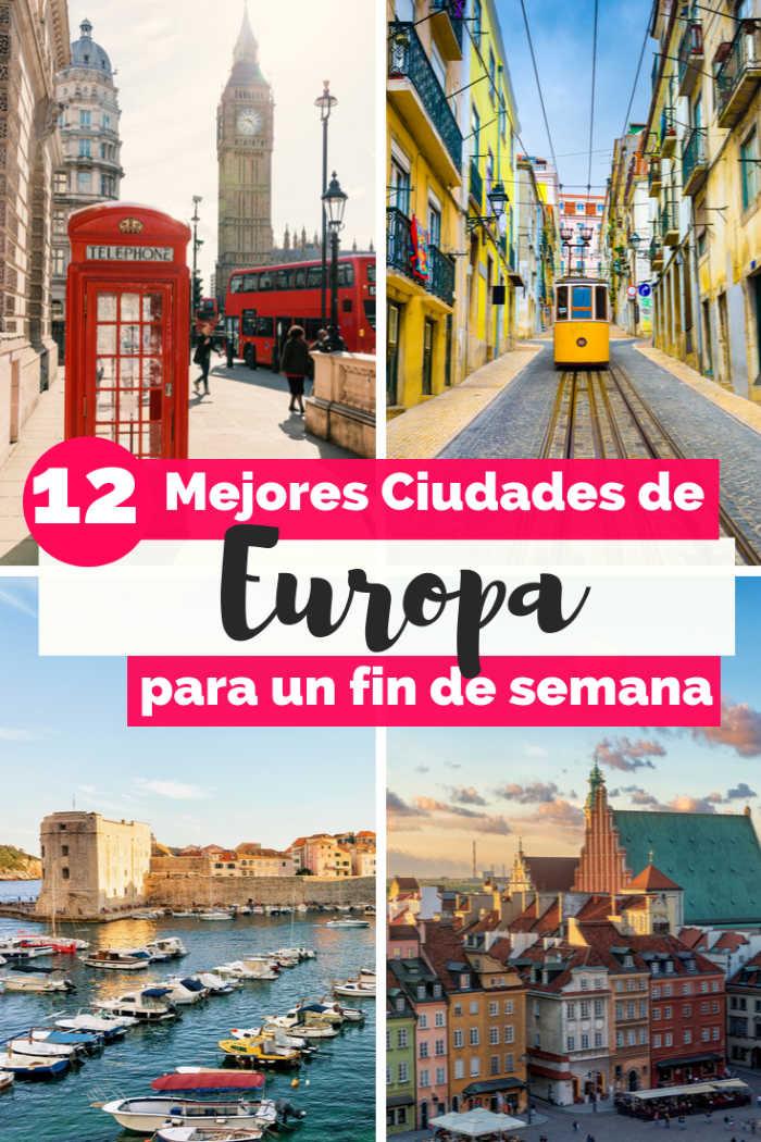 Mejores Ciudades de Europa para visitar
