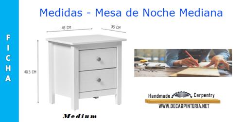 Mesa de Noche Mediana