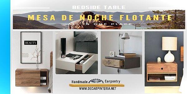 Mesa de Noche Flotante