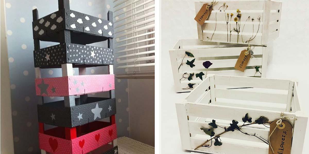 Decorar cajas de madera