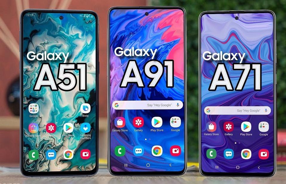 Samsung Galaxy A51, Galaxy A71 y Galaxy A91